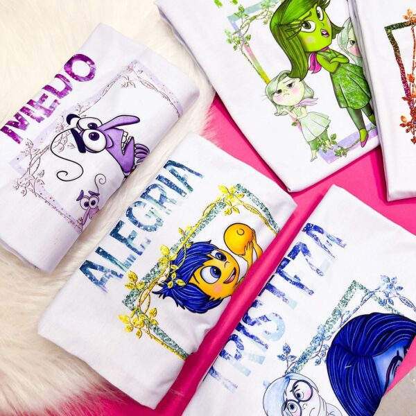 T-Shirt Turma Divertidamente - Imagem 4