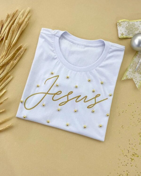 Kit com 4 T-Shirts - Jesus e Fé - Imagem 2