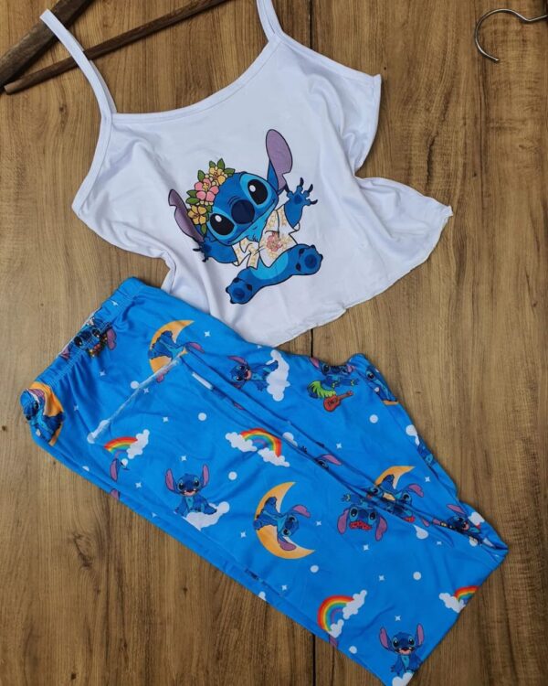 Pijama Stich - Arco Íris
