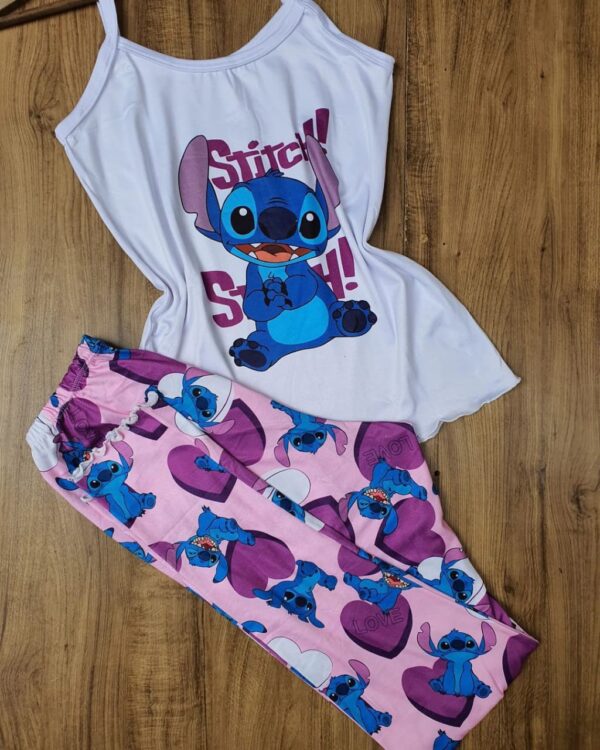 Pijama Stich Logo Grande