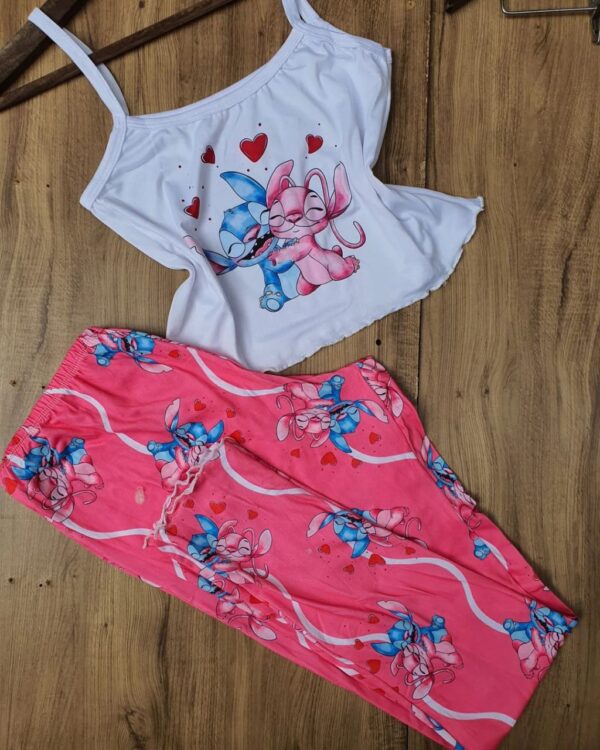 Pijama Stitch e Angel