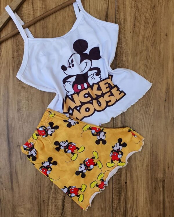 Pijama Verão - Mickey Mouse Multi logos