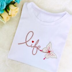 T-Shirt Borboleta - Life