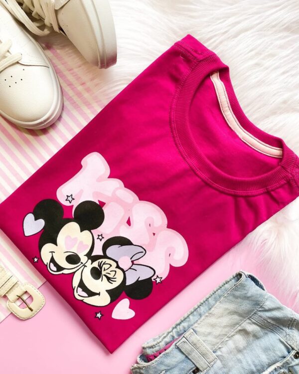 T-Shirt Mickey e Minnie Mouse - Apaixonados