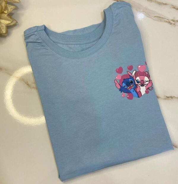 T-Shirt Angela and Stitch - Mini Logo