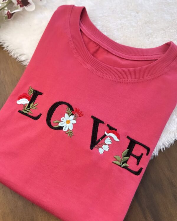 T-Shirt Love - Girassóis