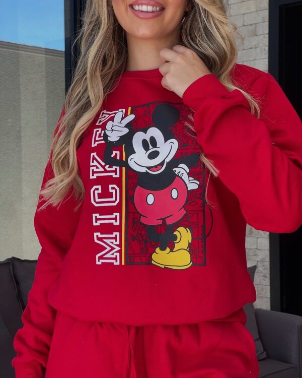 Conjunto Moletom Mickey Mouse - Paz & Amor - Imagem 3